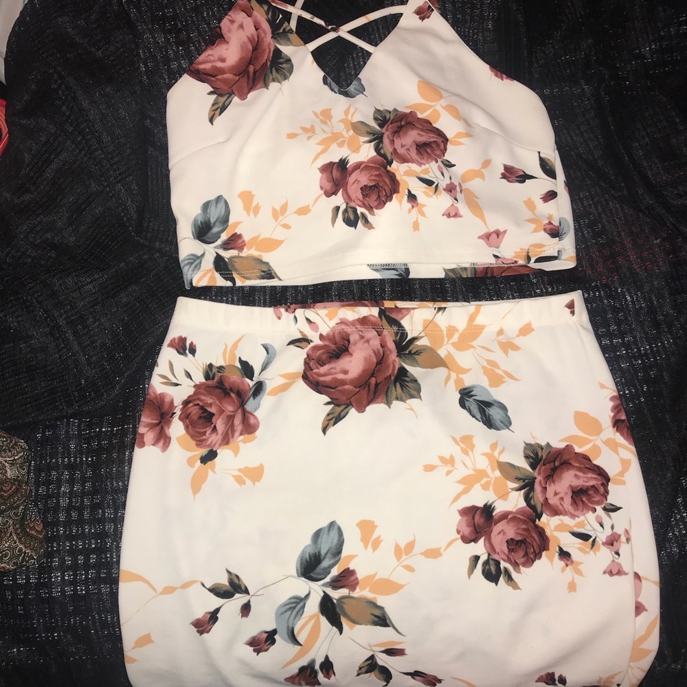 2 piece tank & skirt